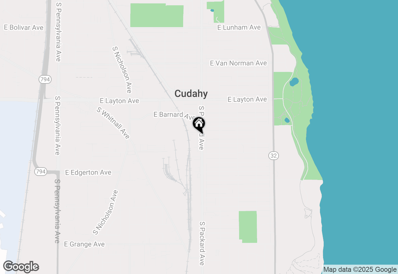 Map of 4903 S Packard Ave, Cudahy, WI 53110