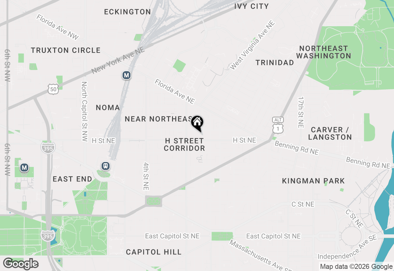 Map of 803 9th Street Ne, Washington, DC 20002