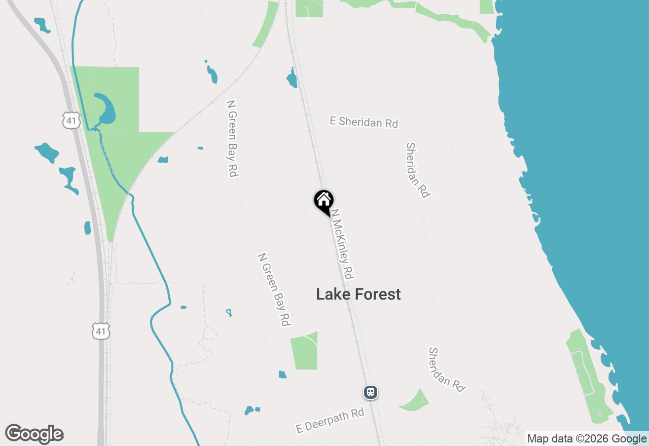 Map of 1301 N Western Avenue #237, Lake Forest, IL 60045