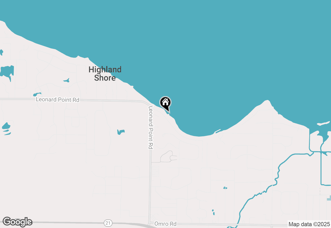 Map of 3500 Leonard Point Lane, Oshkosh, WI 54904