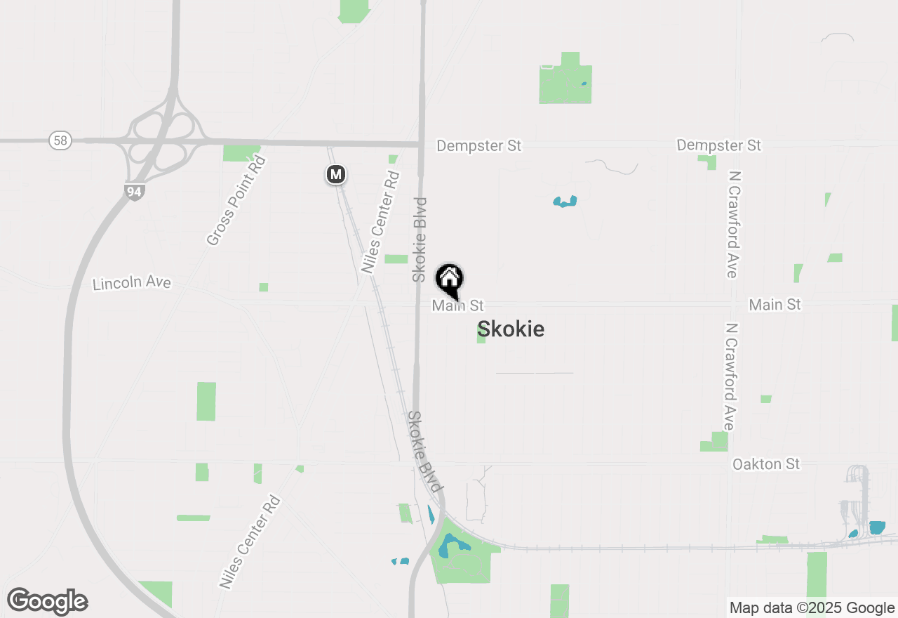 Map of 4711 Main Street #1W, Skokie, IL 60076