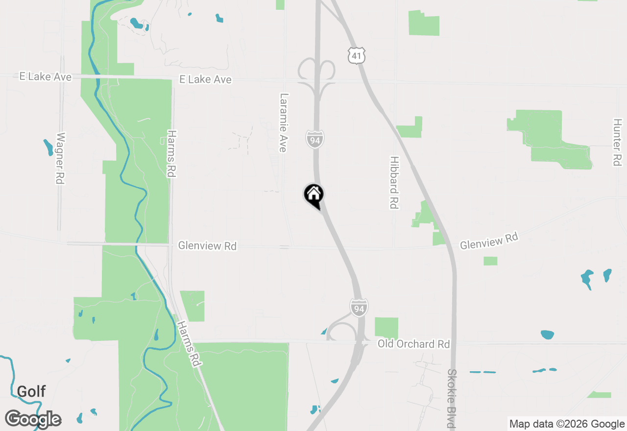 Map of 905 Long Road, Glenview, IL 60025