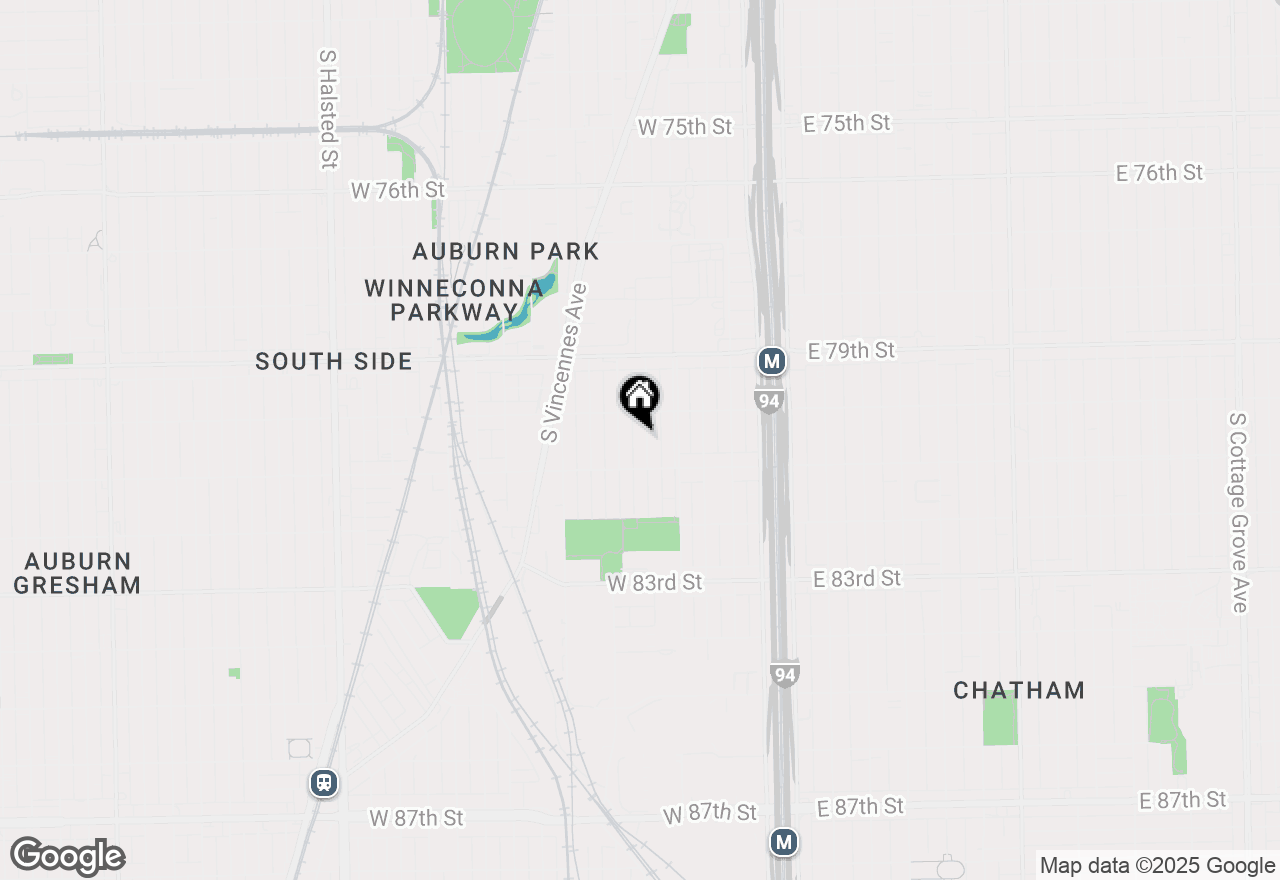 Map of 8028 S Yale Avenue, Chicago, IL 60620