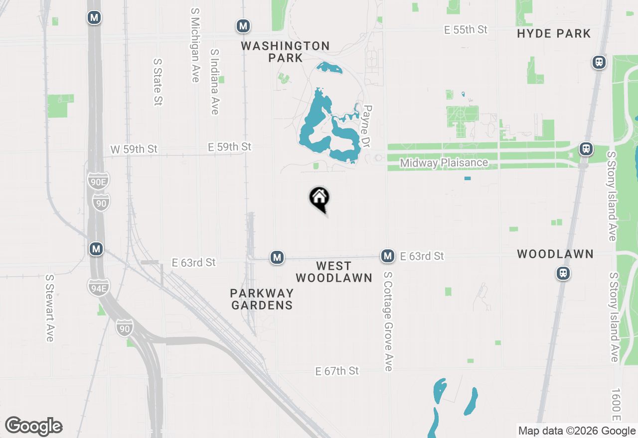 Map of 6137 S Rhodes Avenue, Chicago, IL 60637