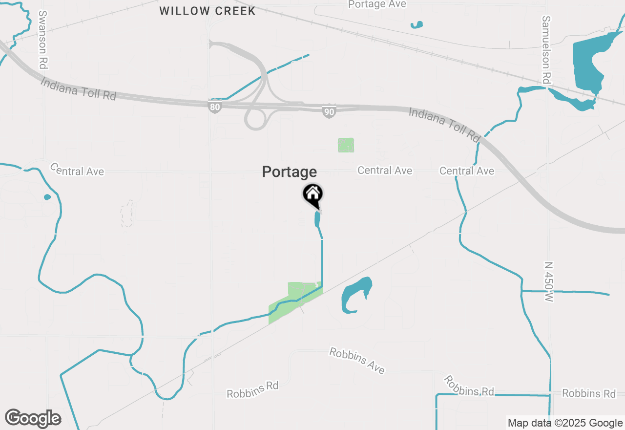 Map of 2719 Charlotte Street, Portage, IN 46368