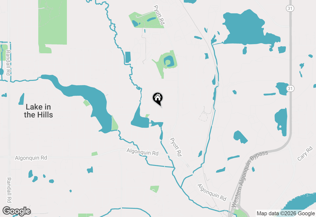 Map of 600 Seminole Trail, Lake In The Hills, IL 60156