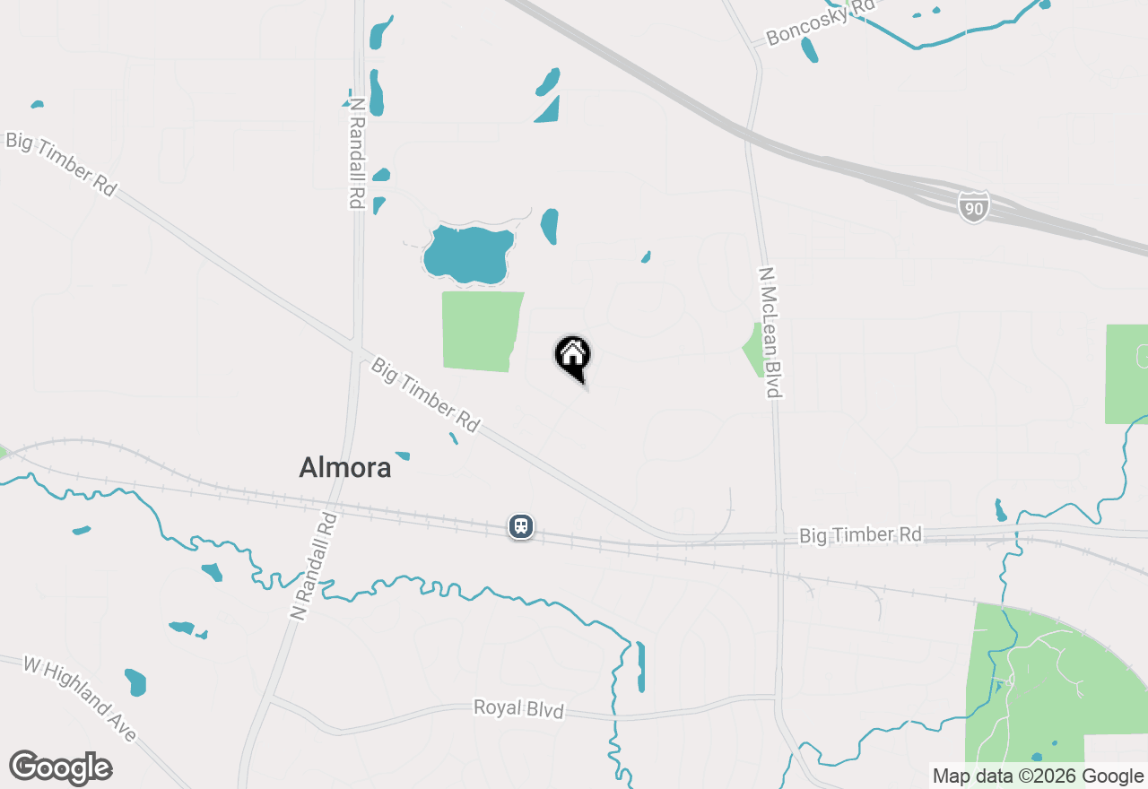 Map of 1234 N Lyle Avenue, Elgin, IL 60123
