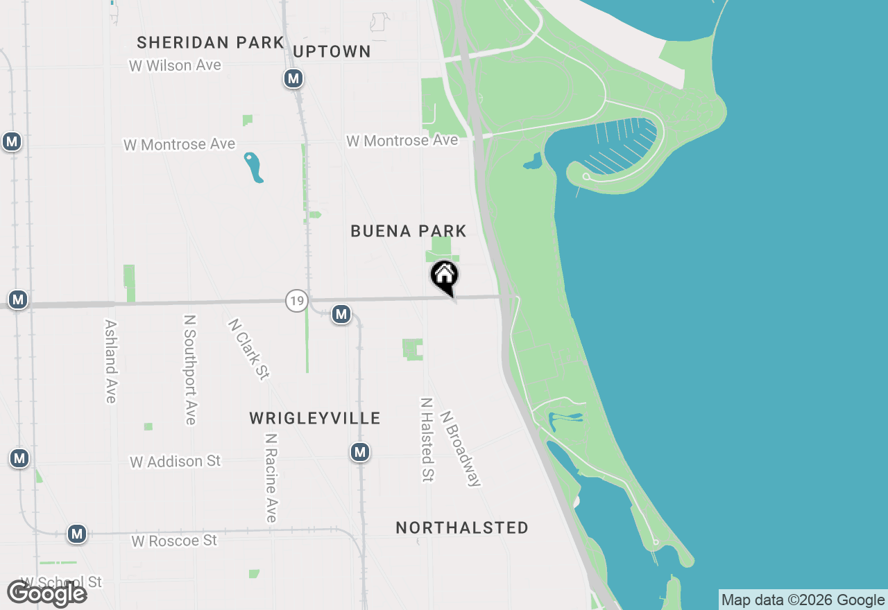 Map of 3930 N Pine Grove Avenue #1714, Chicago, IL 60613