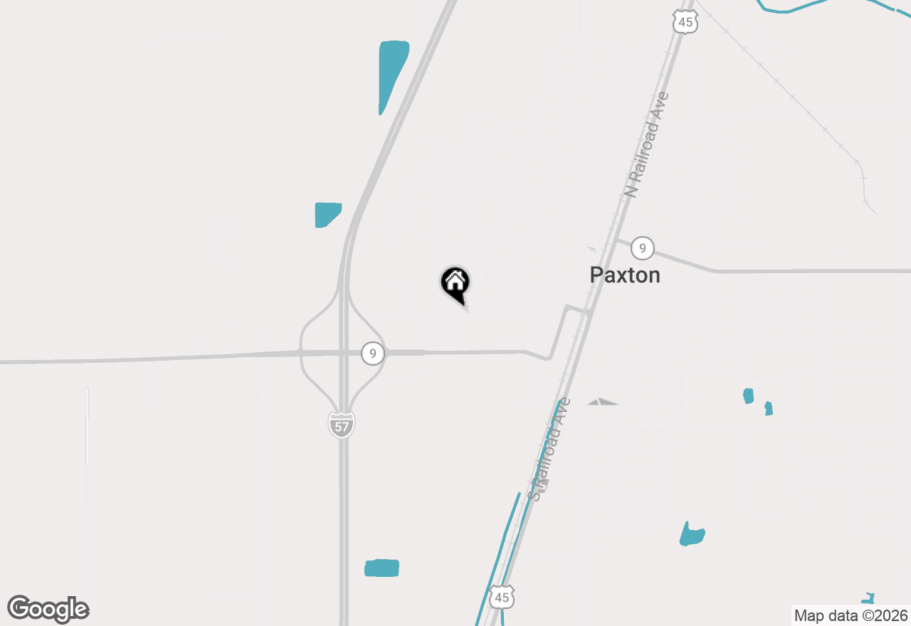 Map of 524 W Franklin Street, Paxton, IL 60957