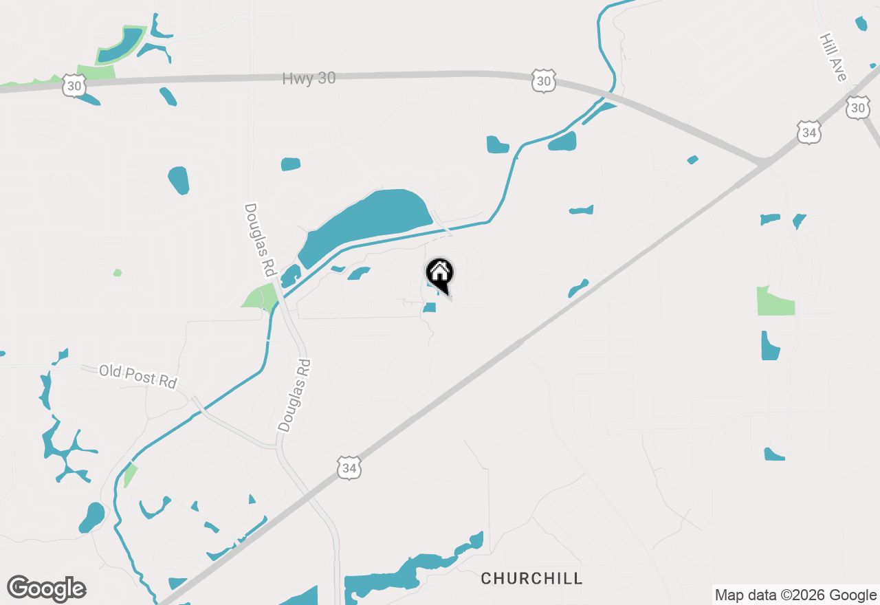 Map of 201 Springbrook Trail S, Oswego, IL 60543