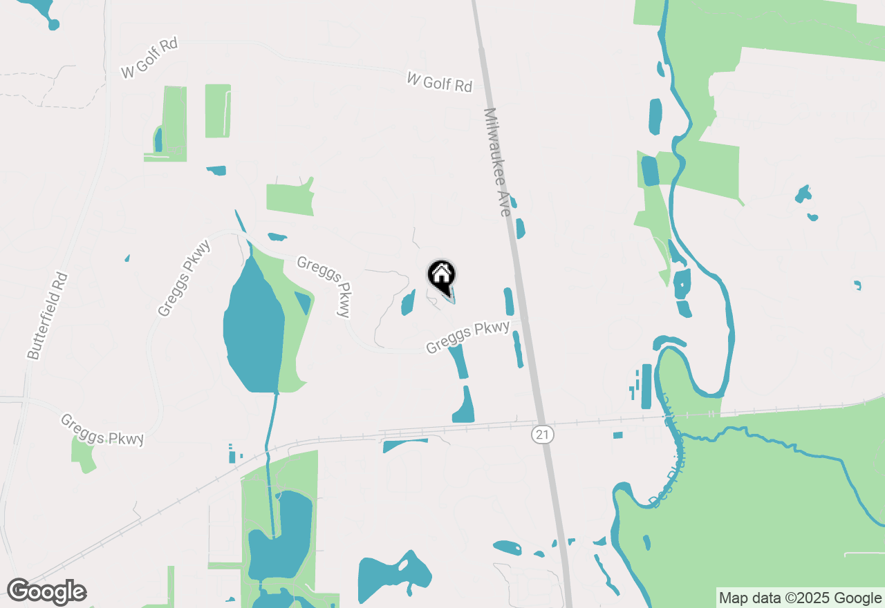 Map of 1829 N Crenshaw Circle, Vernon Hills, IL 60061