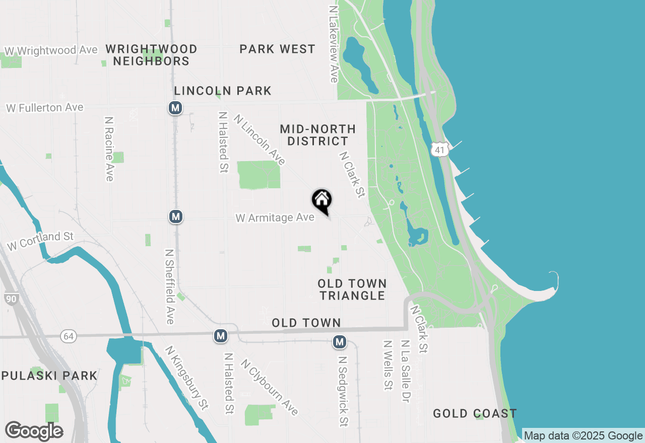 Map of 1948 N Hudson Avenue #3, Chicago, IL 60614