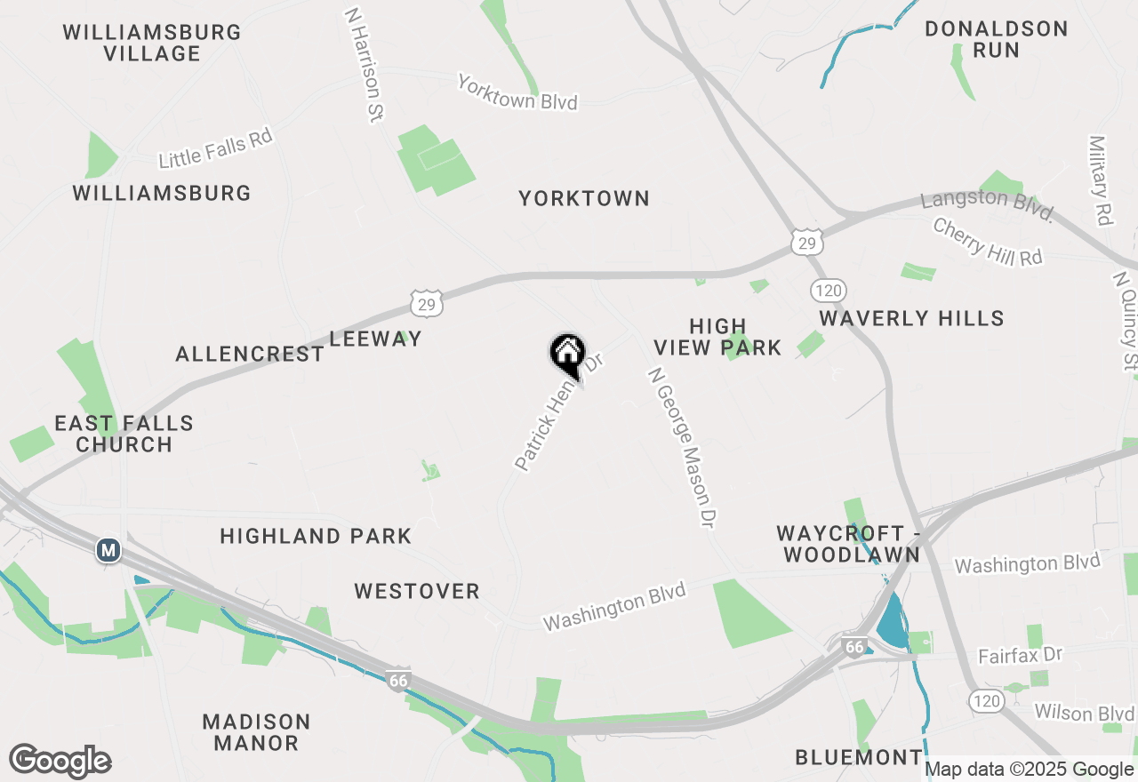 Map of 2013 Patrick Henry Drive, Arlington, VA 22205