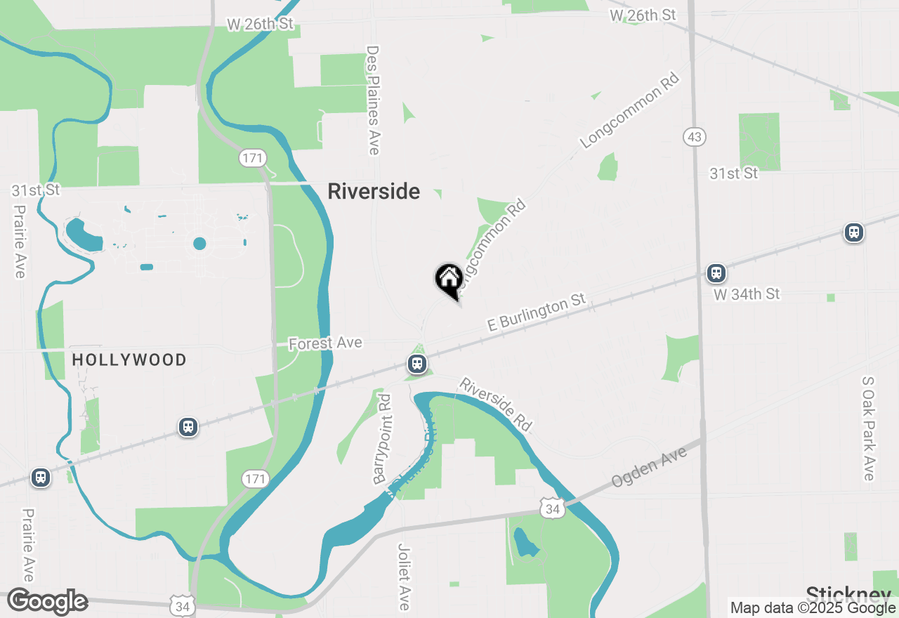 Map of 69 Longcommon Road #D3, Riverside, IL 60546