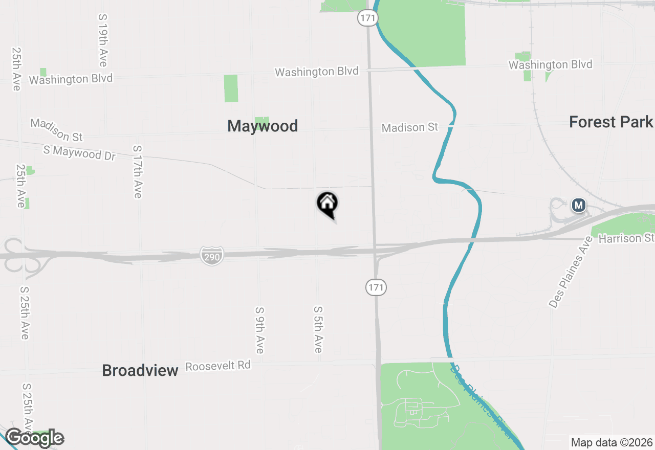 Map of 1610 S 4th Avenue, Maywood, IL 60153