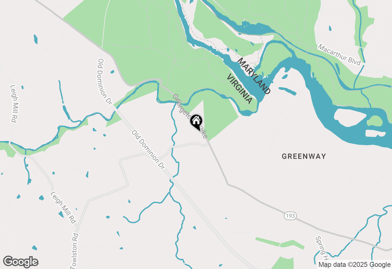 Map of 8611 Georgetown Pike, Mclean, VA 22102