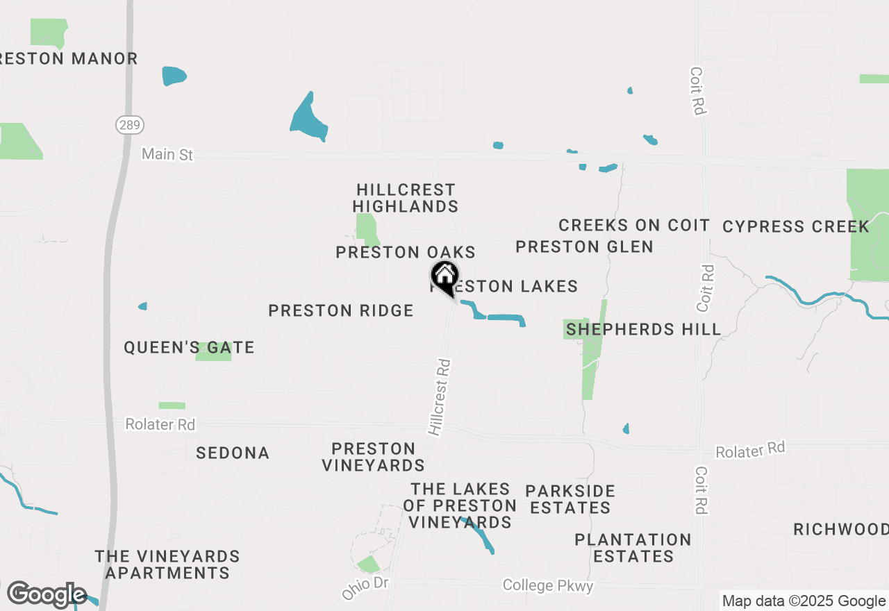 Map of 7992 Quest Court, Frisco, TX 75035