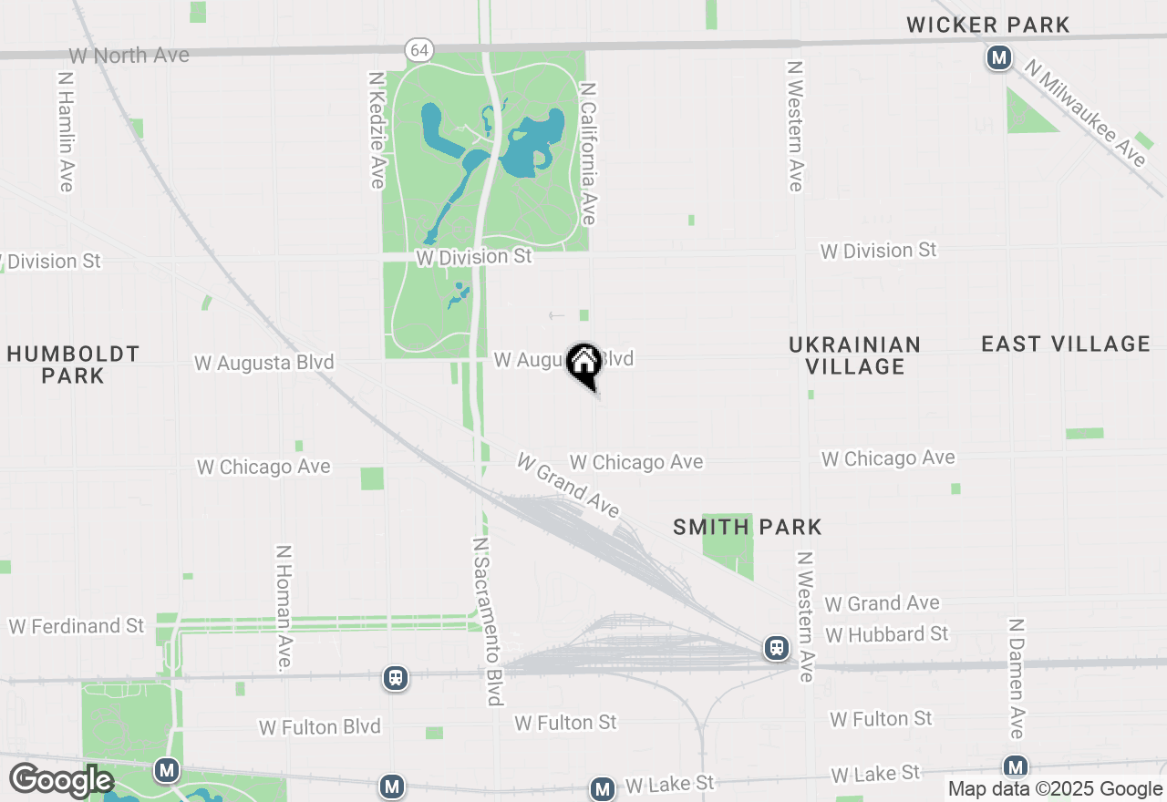 Map of 908 N California Avenue #3, Chicago, IL 60622