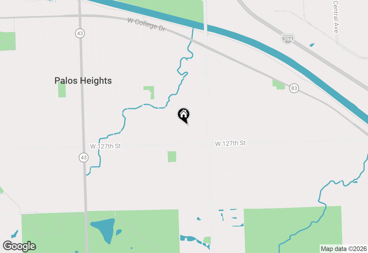 Map of 12557 S Nashville Avenue, Palos Heights, IL 60463