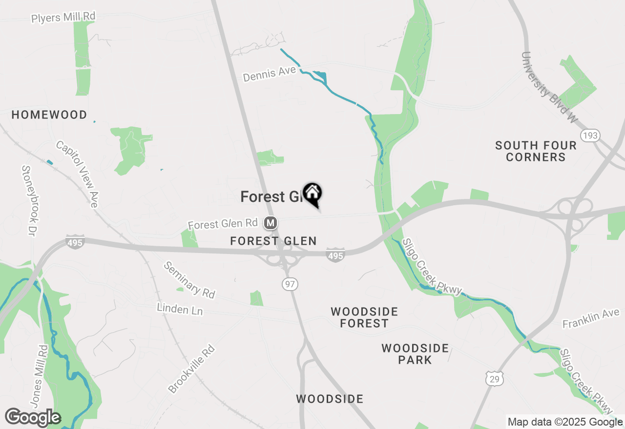 Map of 1709 Forest Glen Road, Silver Spring, MD 20910