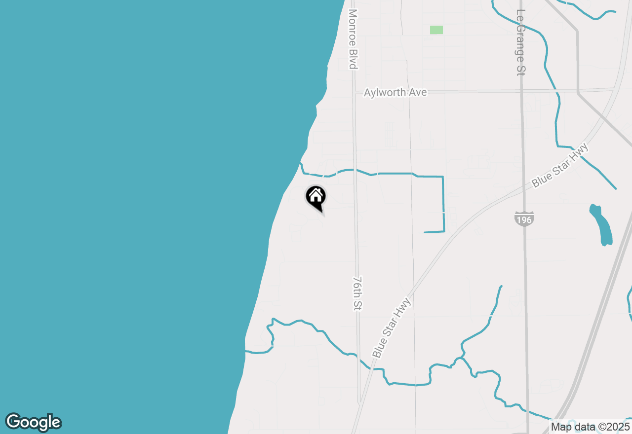 Map of 76328 Haven Drive, South Haven, MI 49090