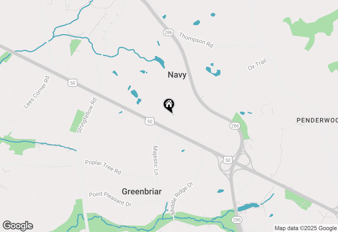 Map of 4036 Royal Lytham Drive, Fairfax, VA 22033