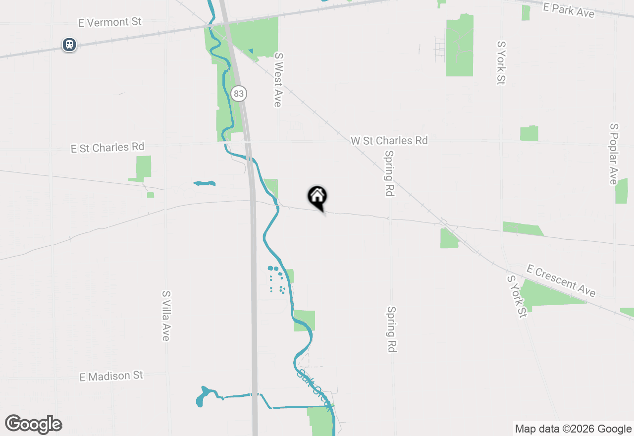 Map of 502 S Fairview Avenue, Elmhurst, IL 60126