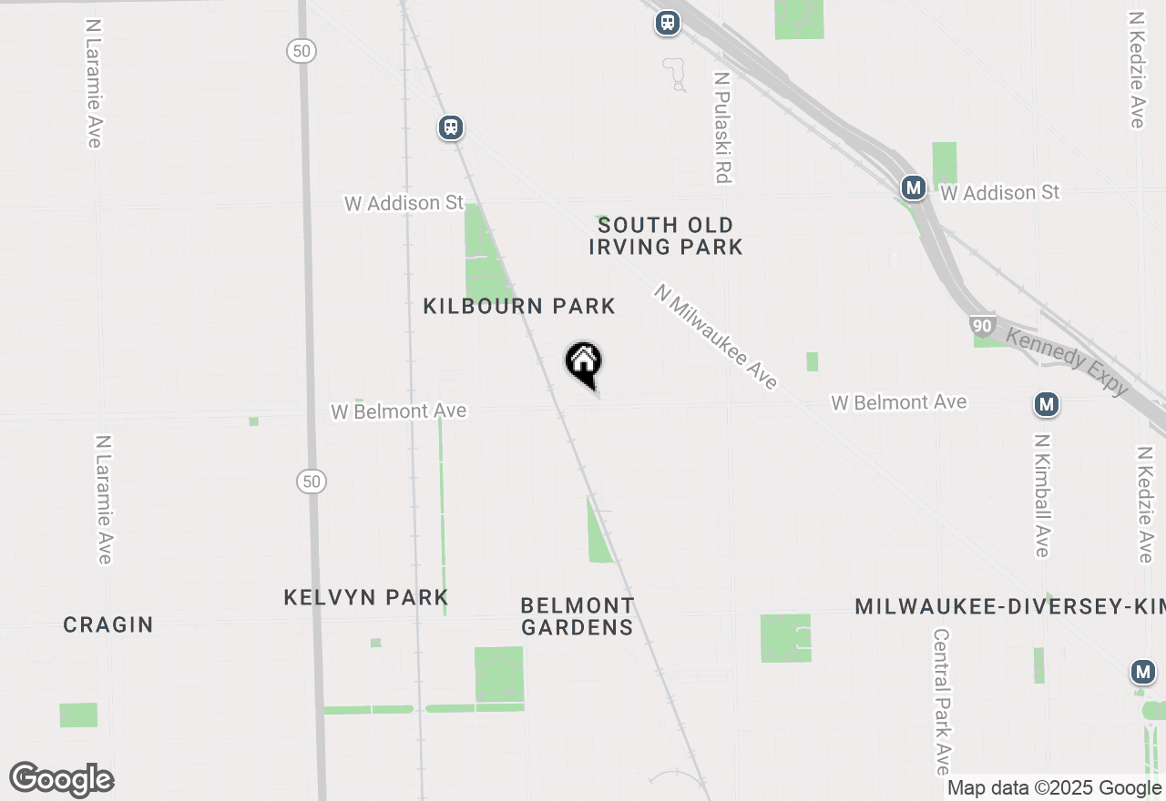 Map of 4250 W Belmont Avenue #1, Chicago, IL 60641