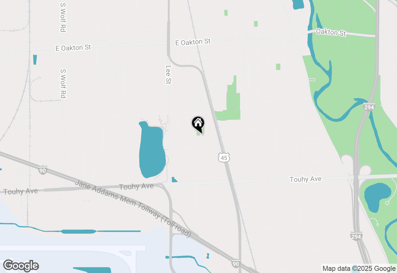 Map of 2129 Ash Street #B, Des Plaines, IL 60018