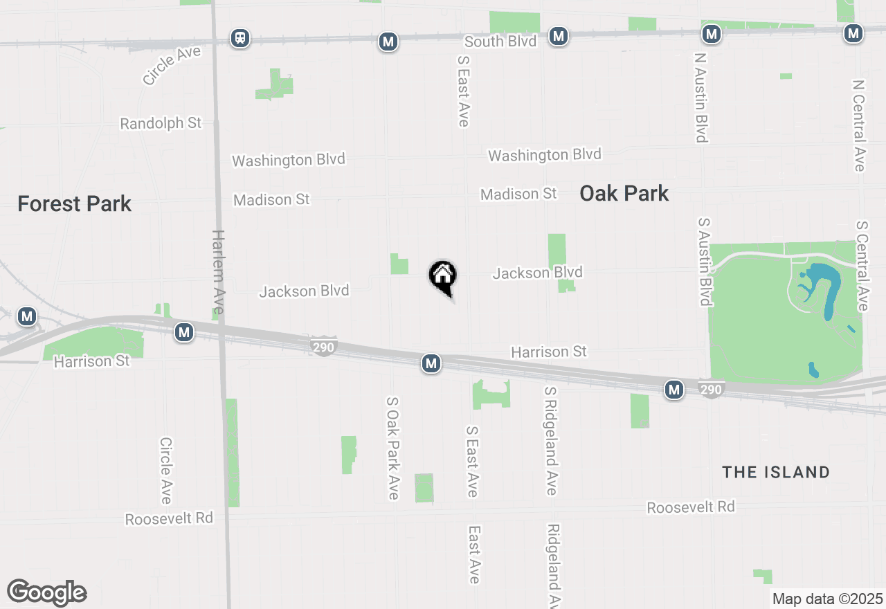 Map of 737 Clarence Avenue, Oak Park, IL 60304