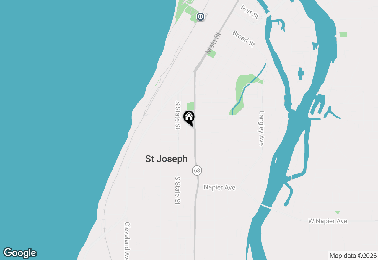 Map of 1803 Forres Avenue, St Joseph, MI 49085