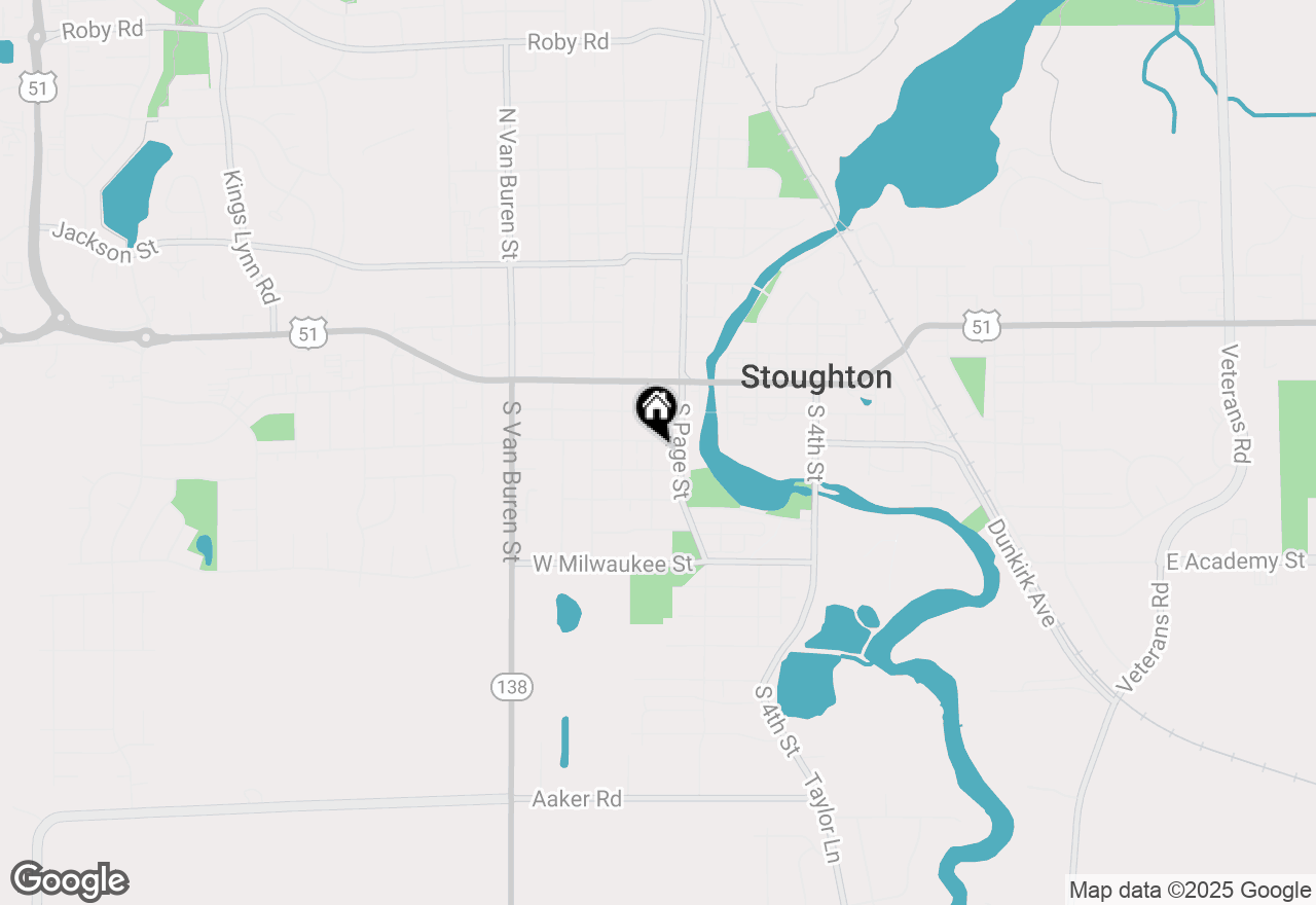 Map of 509 S Prairie Street, Stoughton, WI 53589