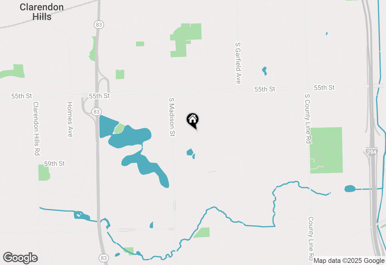 Map of 5712 Foxgate Lane, Hinsdale, IL 60521