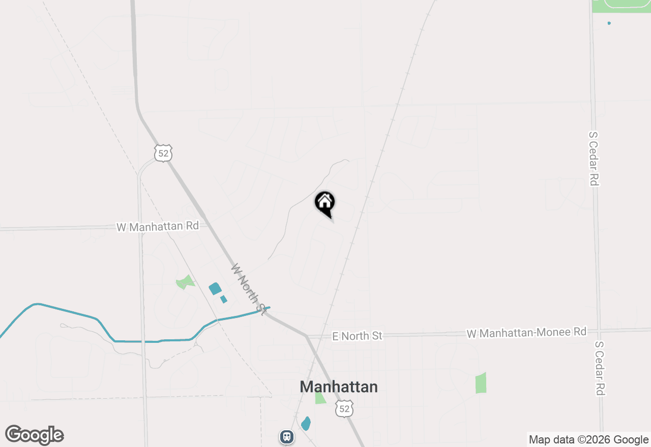 Map of 25109 Colligan Street, Manhattan, IL 60442