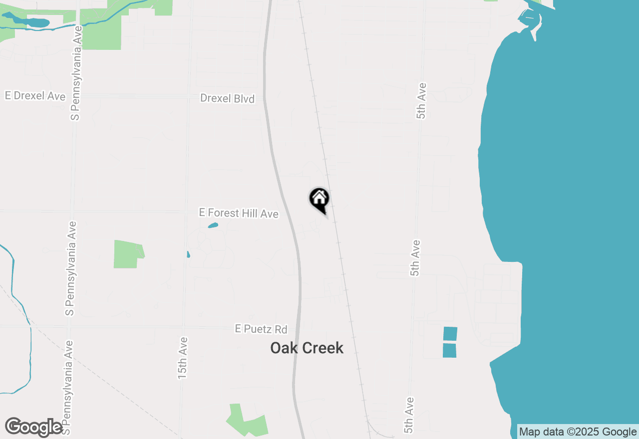 Map of 3646 E Barbara Ct #7, Oak Creek, WI 53154