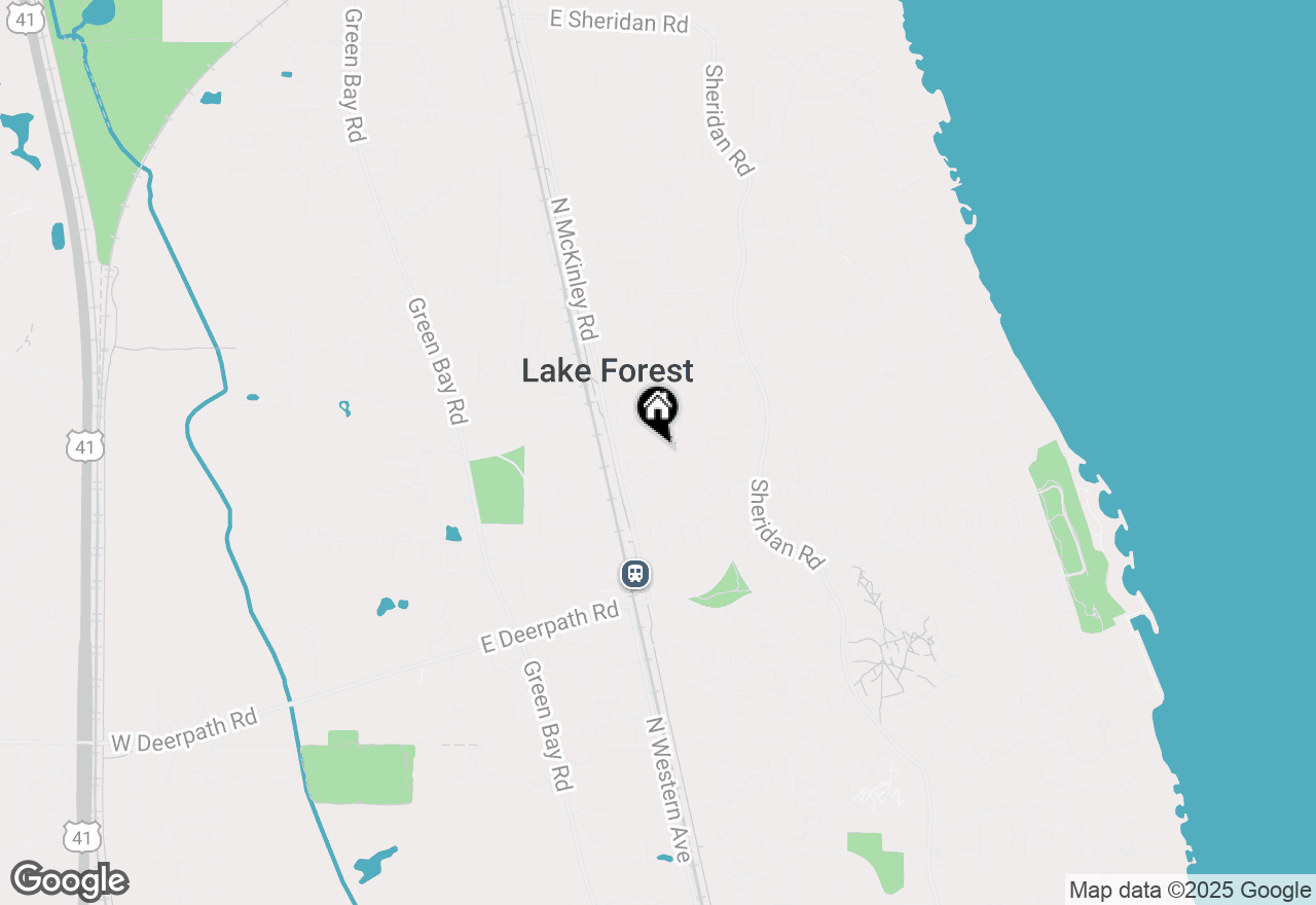 Map of 366 E Wisconsin Avenue, Lake Forest, IL 60045