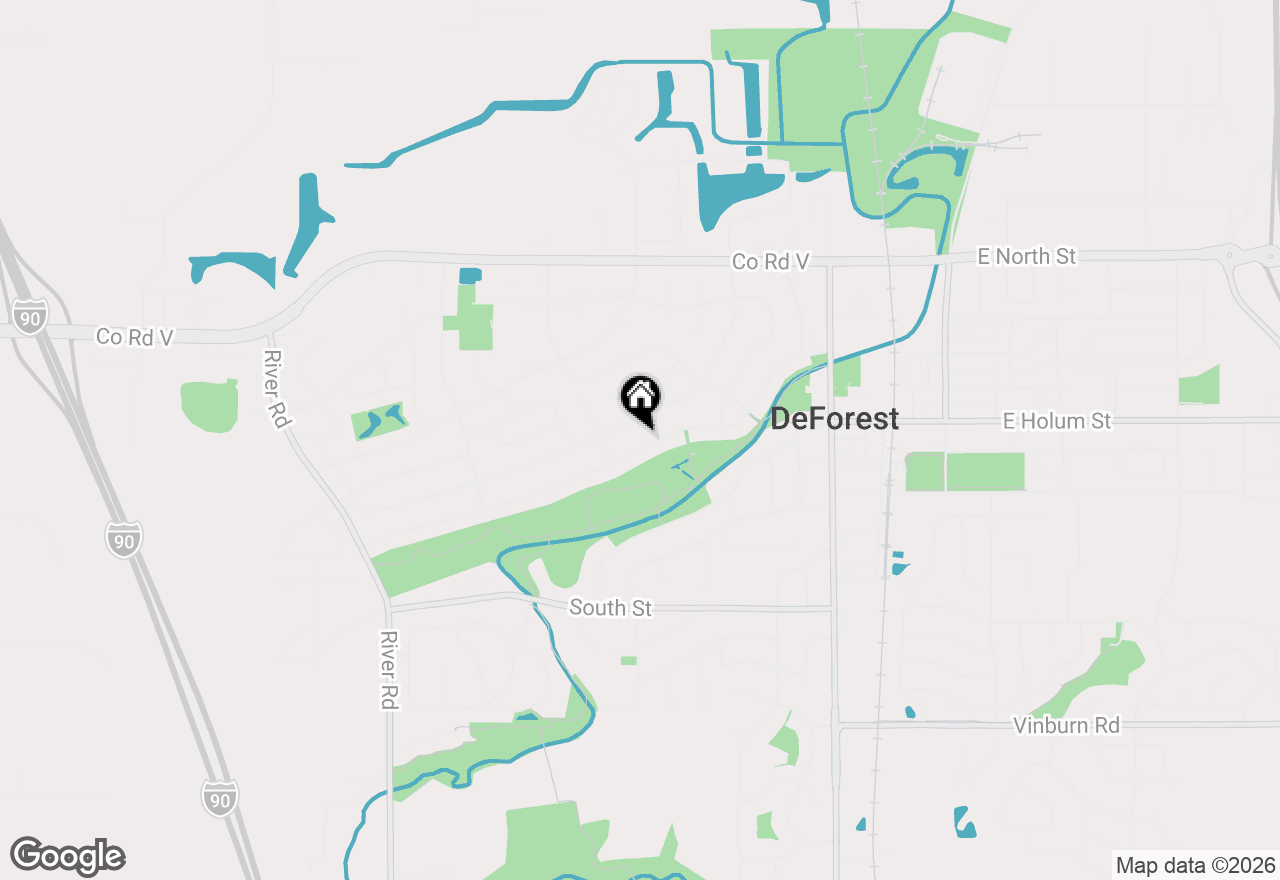 Map of 520 Acker Parkway, Deforest, WI 53532