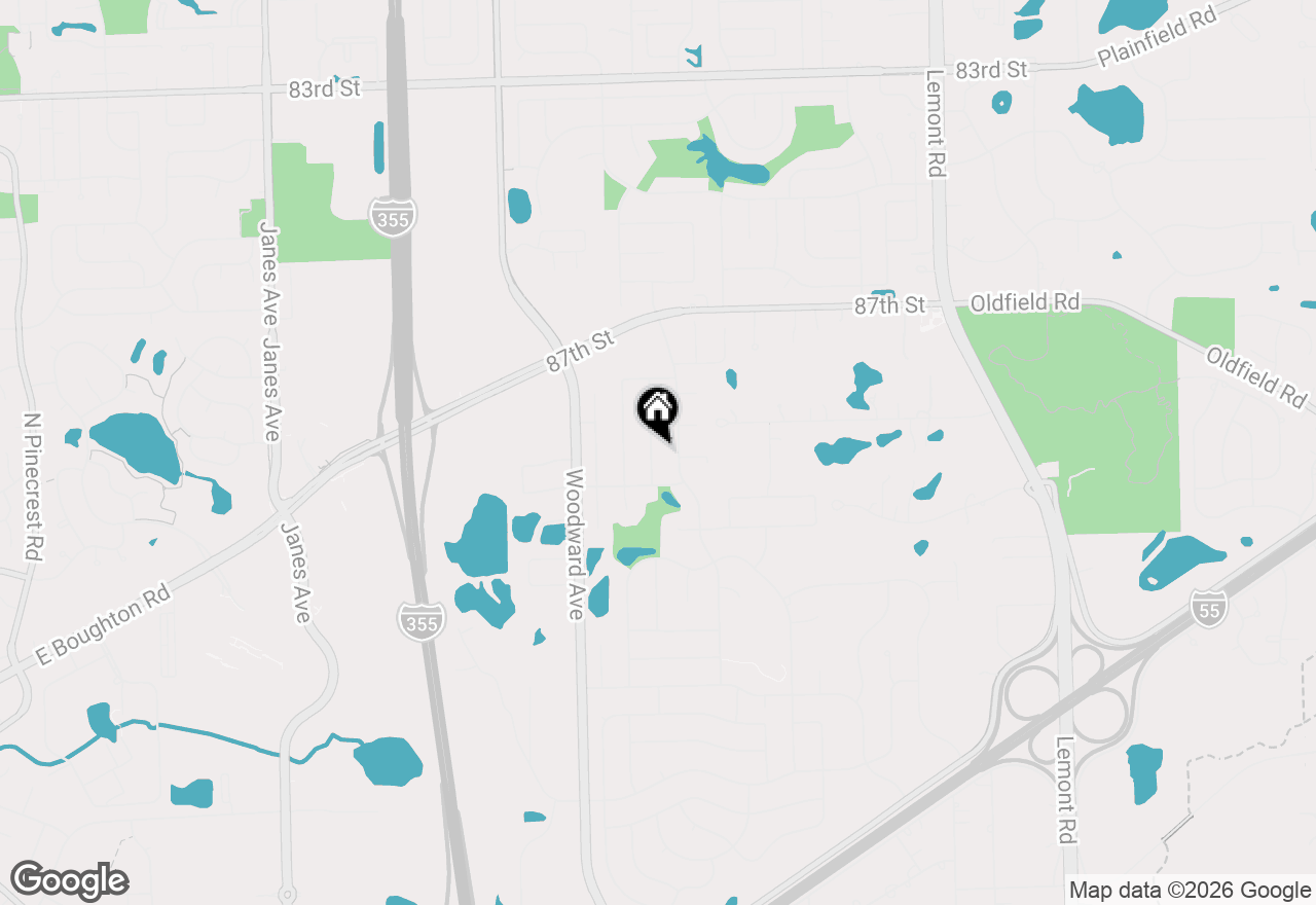 Map of 10S241 Wallace Drive, Downers Grove, IL 60516