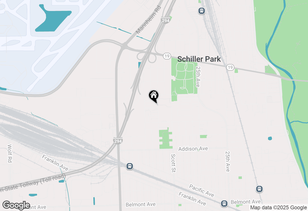 Map of 10113 Hartford Court #2A, Schiller Park, IL 60176