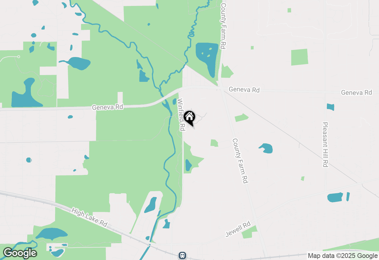 Map of 27w444 Chartwell Drive, Winfield, IL 60190