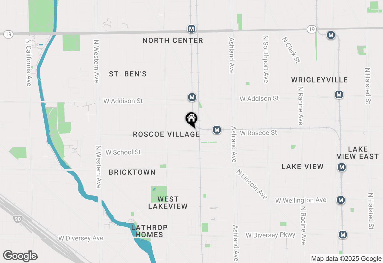 Map of 1800 W Roscoe Street #409, Chicago, IL 60657