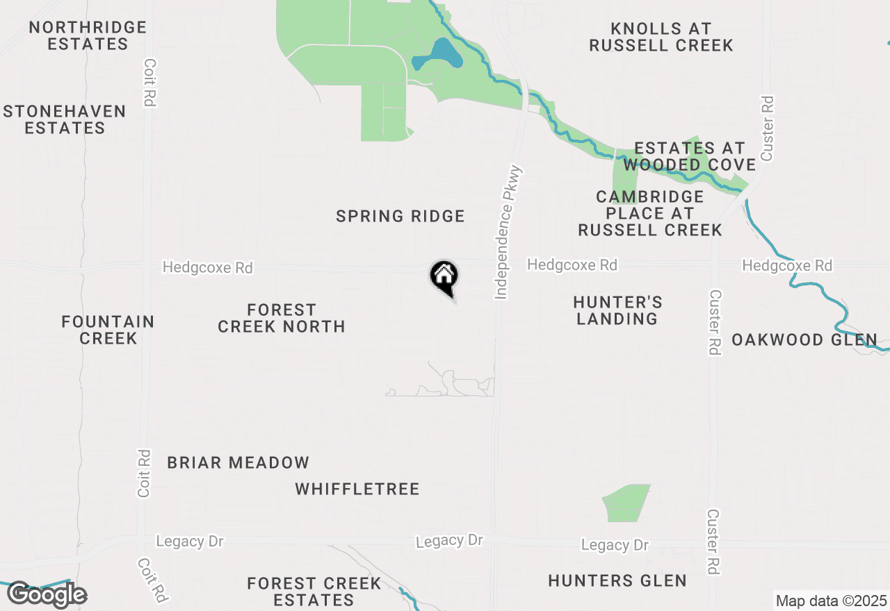 Map of 7813 Constitution Drive, Plano, TX 75025