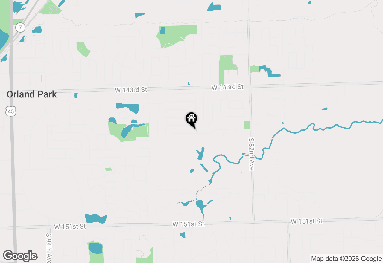 Map of 8532 Golfview Drive, Orland Park, IL 60462