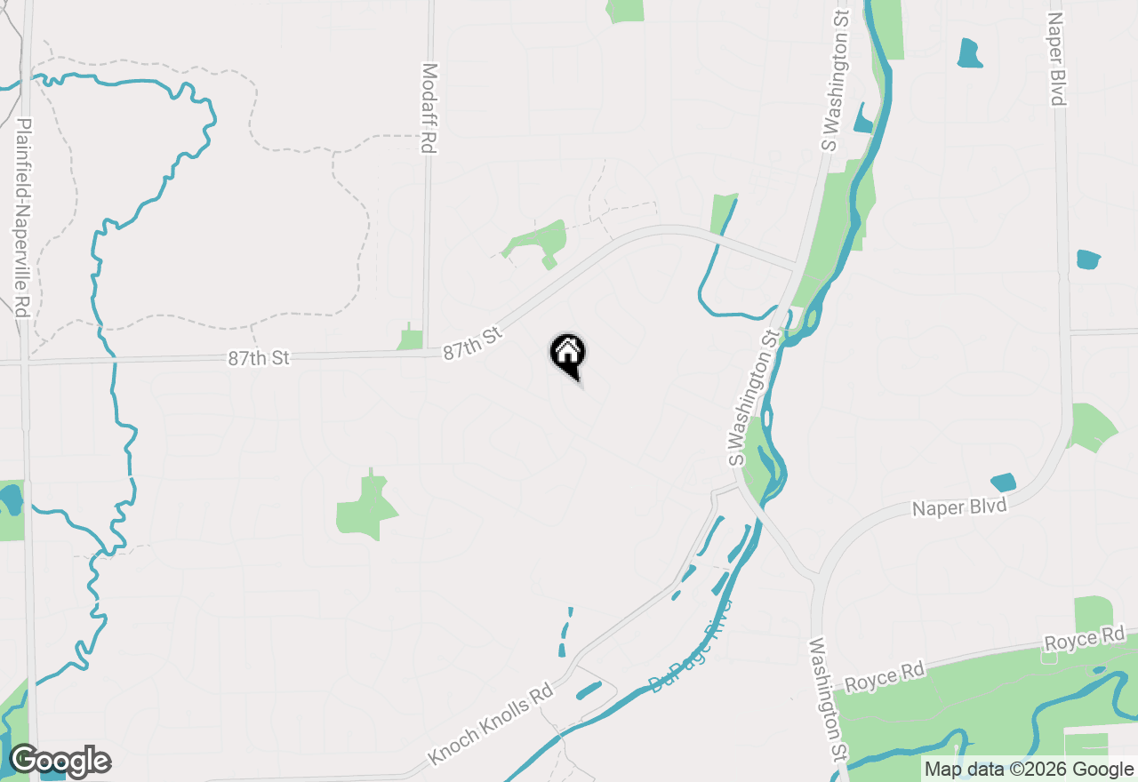 Map of 270 Pebblestone Road, Naperville, IL 60565