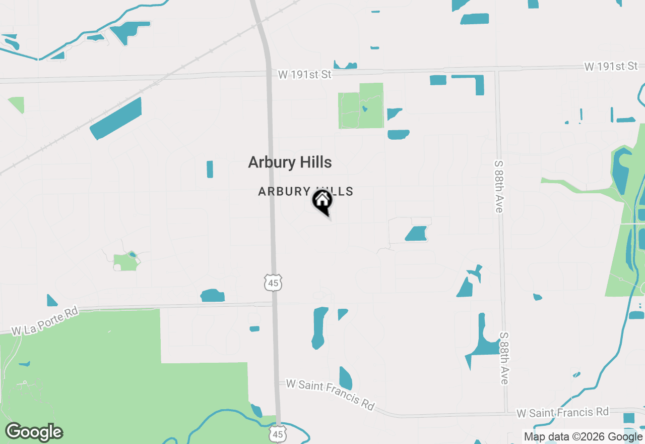 Map of 9416 Magnolia Avenue, Mokena, IL 60448