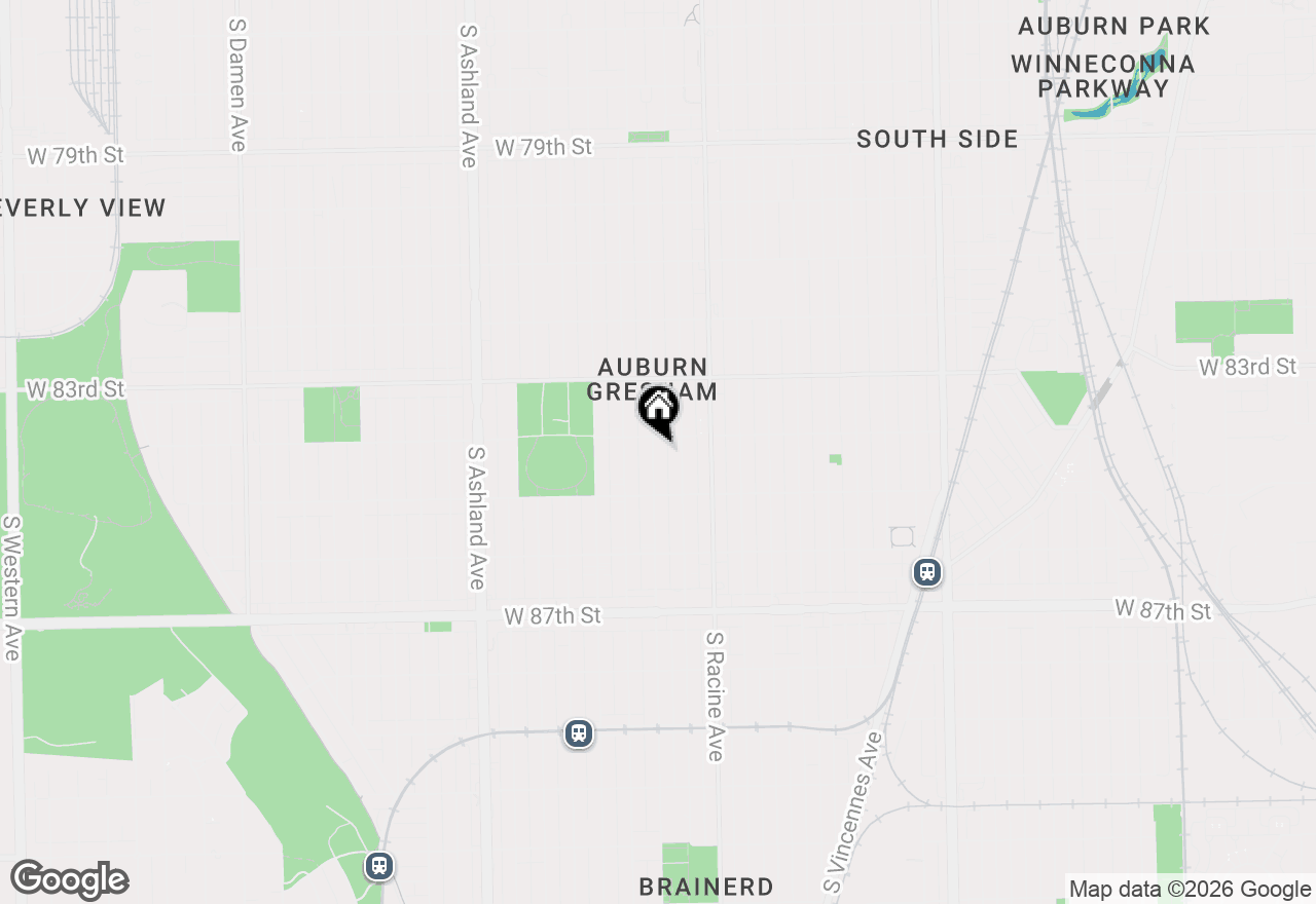 Map of 8411 S Throop Street, Chicago, IL 60620