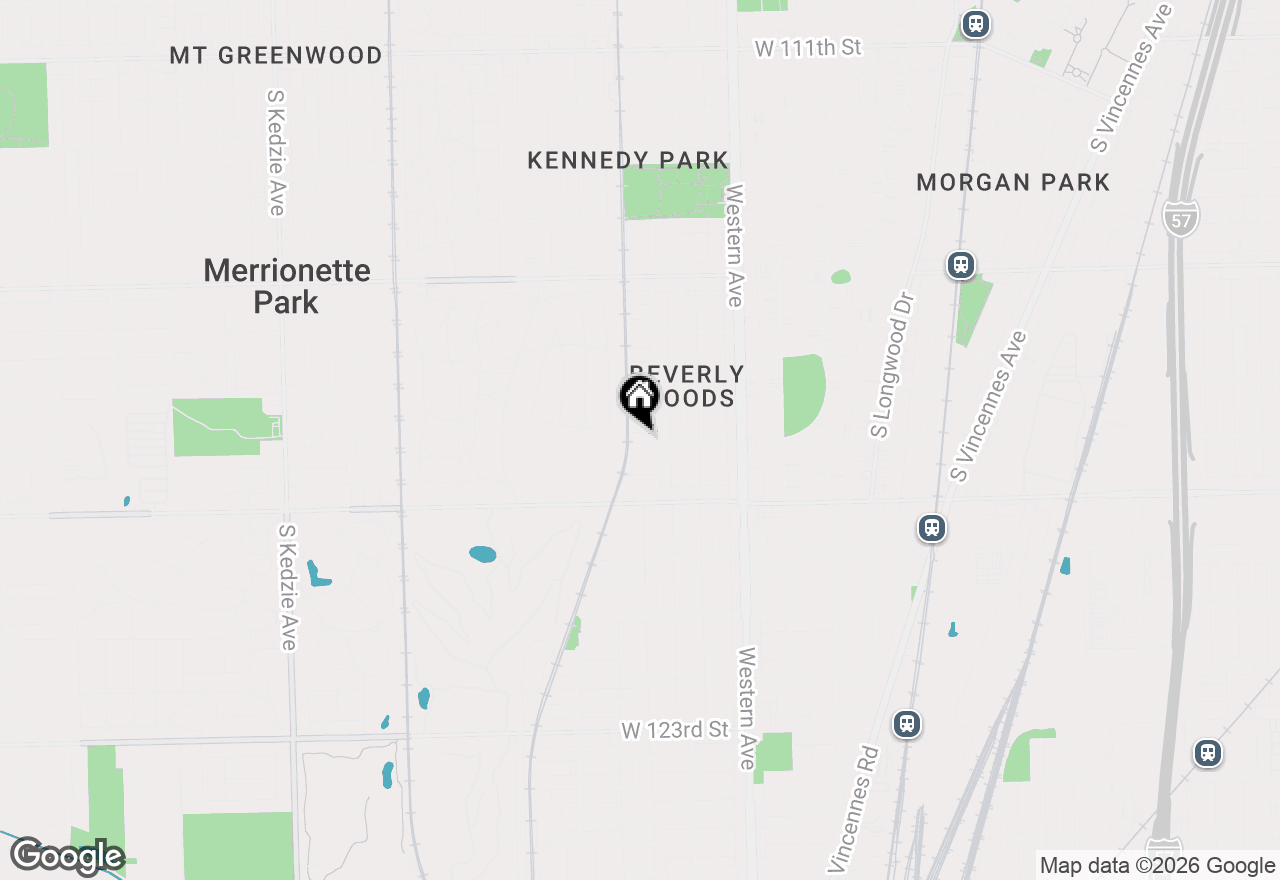 Map of 2548 W 118th Street, Chicago, IL 60655