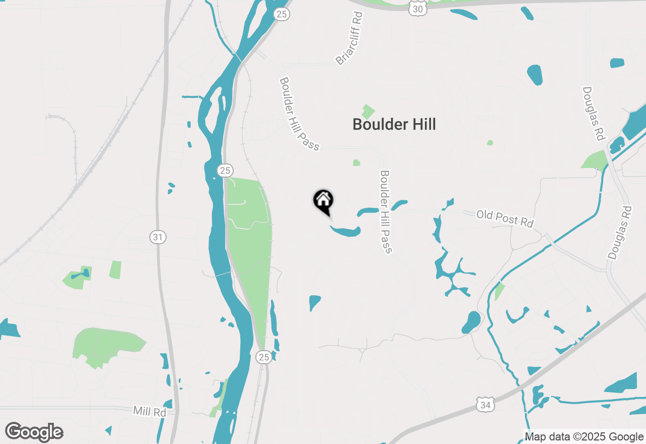 Map of 23 Old Post Road, Montgomery, IL 60538