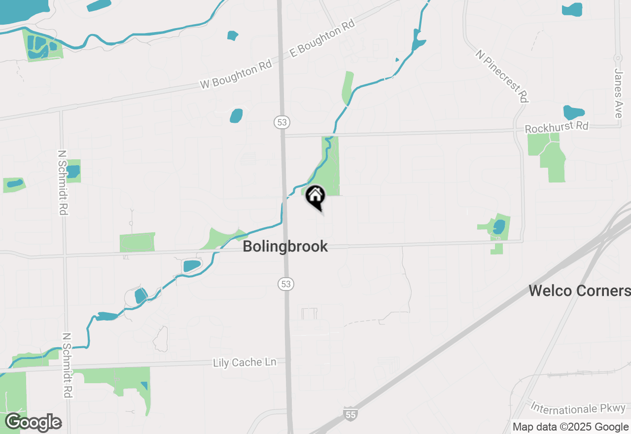 Map of 117 Enclave Circle #D, Bolingbrook, IL 60440