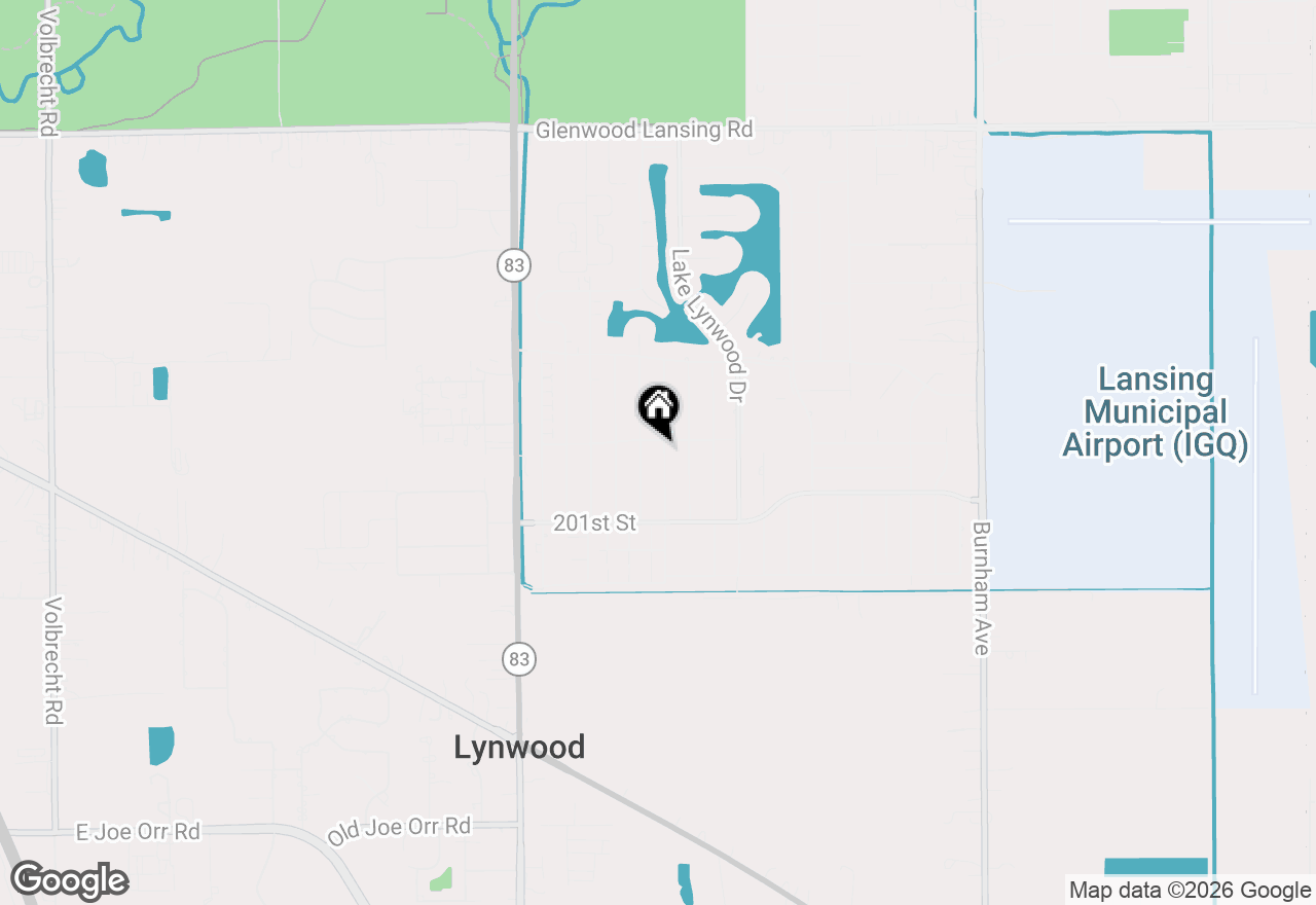 Map of 20006 Lakewood Avenue, Lynwood, IL 60411